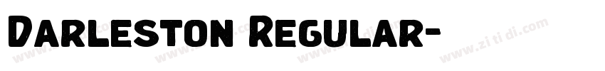 Darleston Regular字体转换